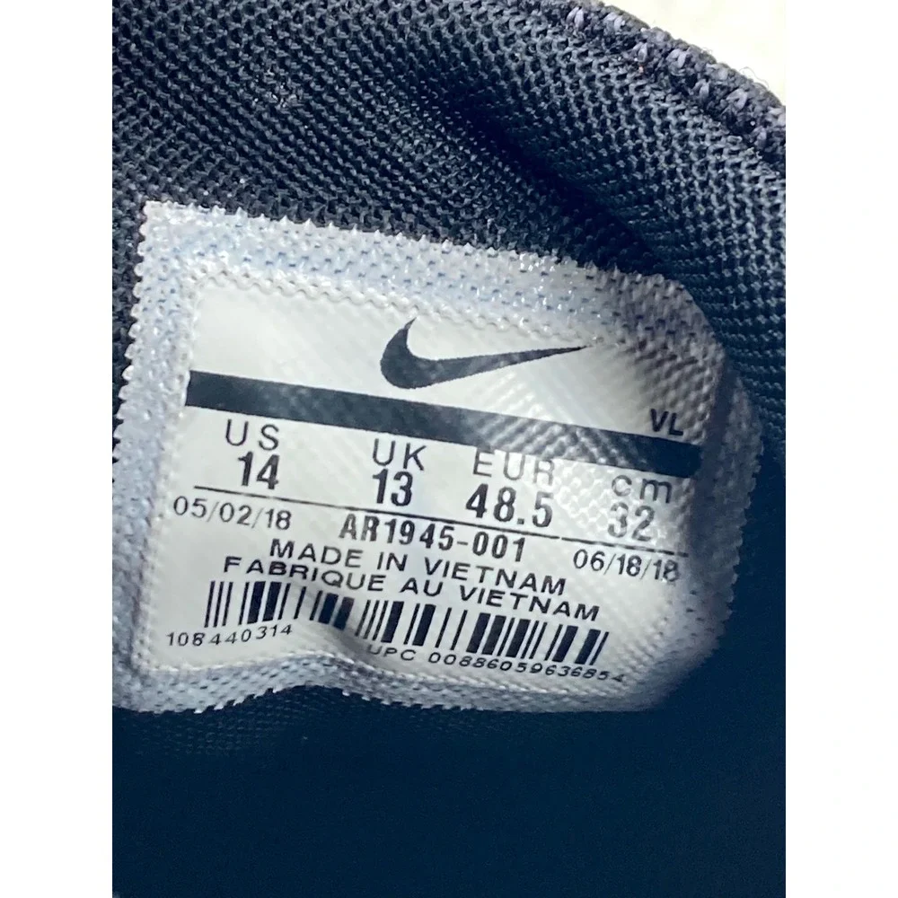 Nike Run Swift Running Shoes Mens 14 Black Hyper Crimson Sporty Low Top Sneakers